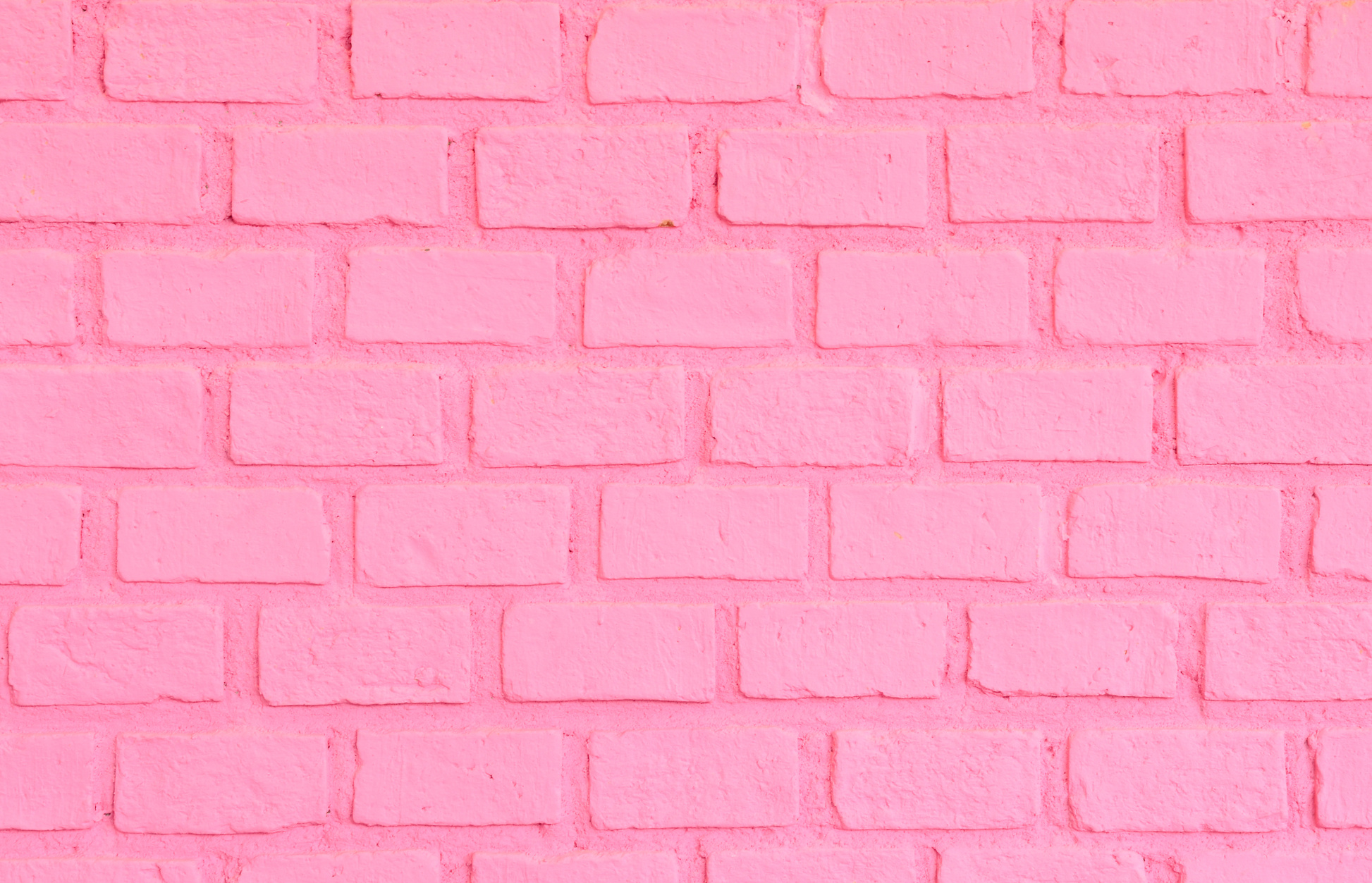 Pink brick wall